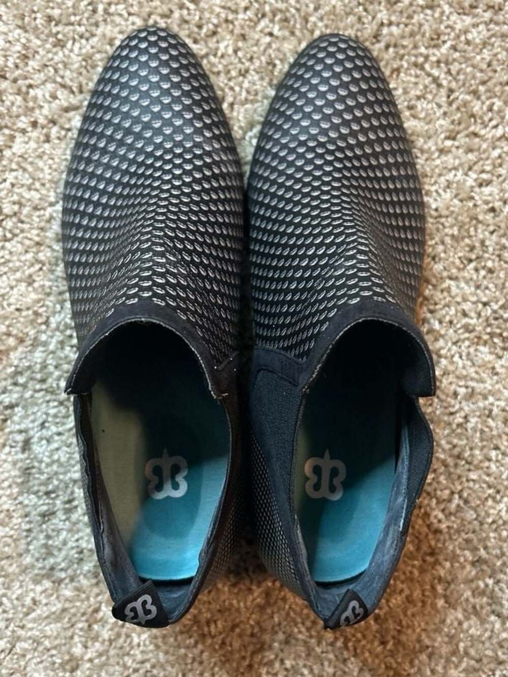 Betabrand Chelsea waterproof short tennis western rain boot. Size 9.5